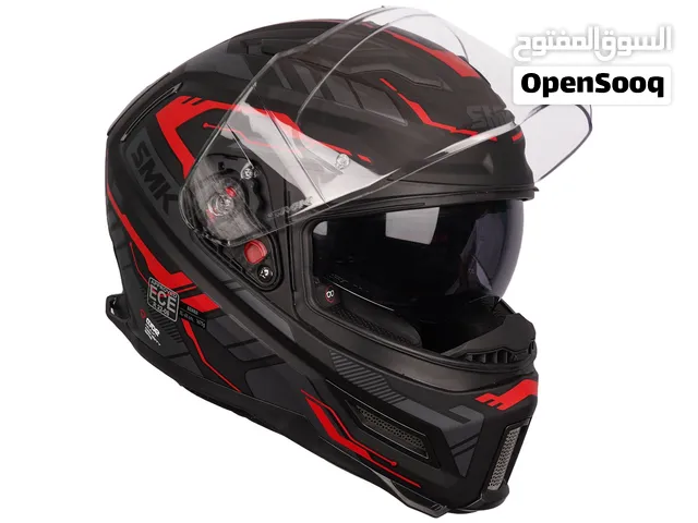 SMK Agnar Tektron MA 263 Full Face Helmet with Aggressive Styling & Wide Visor ( M-2XL)- 70019