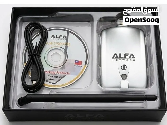 USB WIFI ALFA AWUS036H للبيع شريحه  RTL 8187 محول يو اس  بي واي فاي الفا التايواني الاصلي