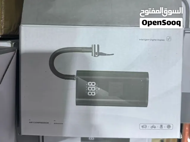 منفاخ إطارات ذكي محمول مع شاشة رقمية للسيارات والدراجات (جديد في الكرتون)
