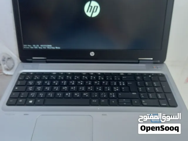 حجم الشاشة 15.6. hp . المعالج كور اي 5 الجيل 7 الهارد 256 ssd الرام 8