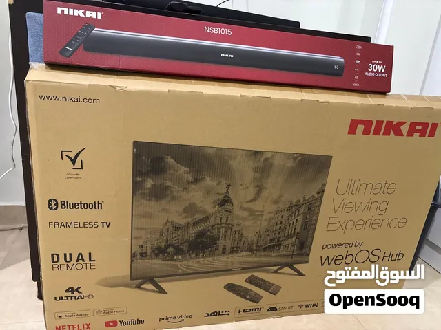 تلفزيون 50 بوصة 4k مع مكبر صوت مستعمل 3 أيام مافيه أي خراب القيمه1200