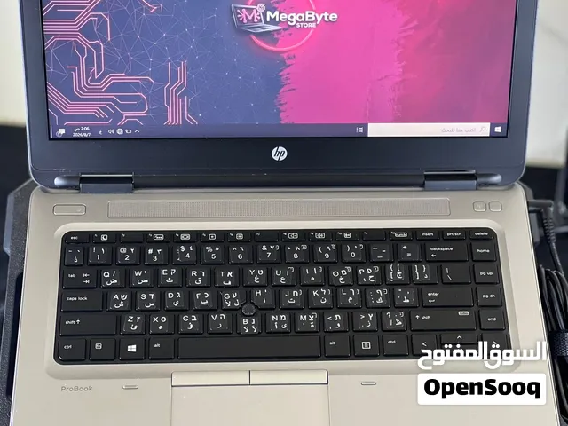 لابتوب hp  i5 الجيل السادس  8 رام  256 SSD  بطارية لا تعمل  كيبورد مضيء  شاشة FHD