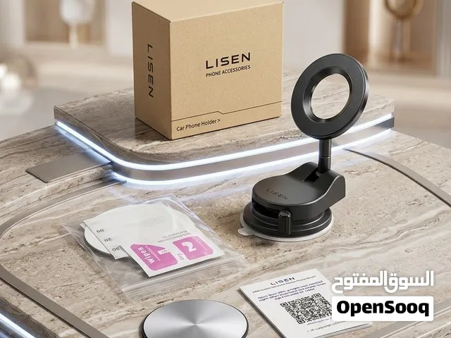 حامل ومثبت هاتف مغناطيسي ذكي للسيارة والمكتب من LISEN الأصلي (موديل A608