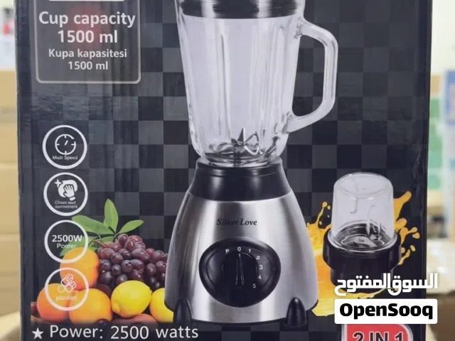 خلاط سلفر لف محرك بقوة 2500 واط يطحن أقسى المكونات بسهولة.