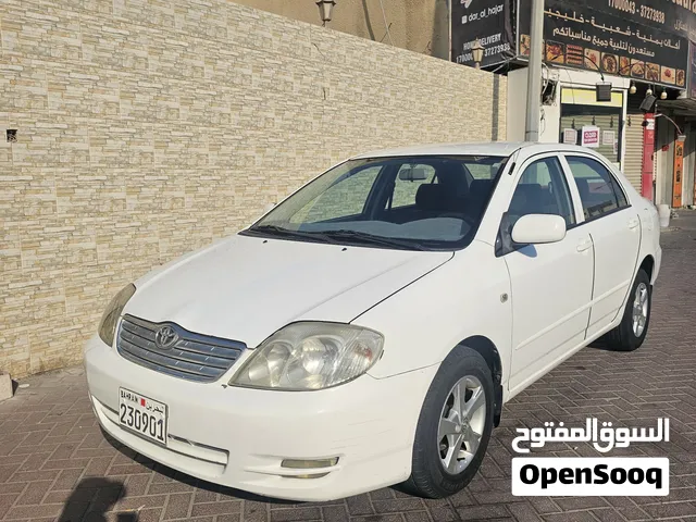 للبيع سياره تيوتا كورلا موديل 2003 بحاله ممتازه جدآ