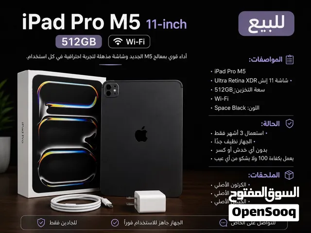 iPad Pro M5 11-inch 512GB (Wi-Fi)