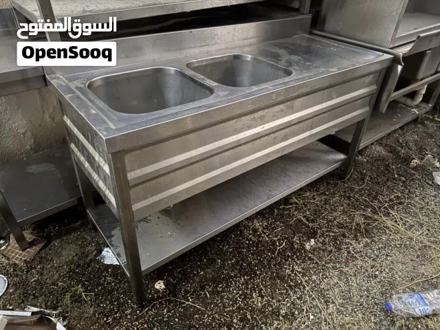 Steel sink double