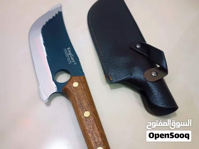 سكين مطبخ وساتور لقطع اللحوم والعظام من ماركة King Gary،