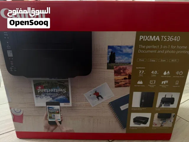 New canon PIXMA TS3640 inkjet printer not opened 1 year warrenty