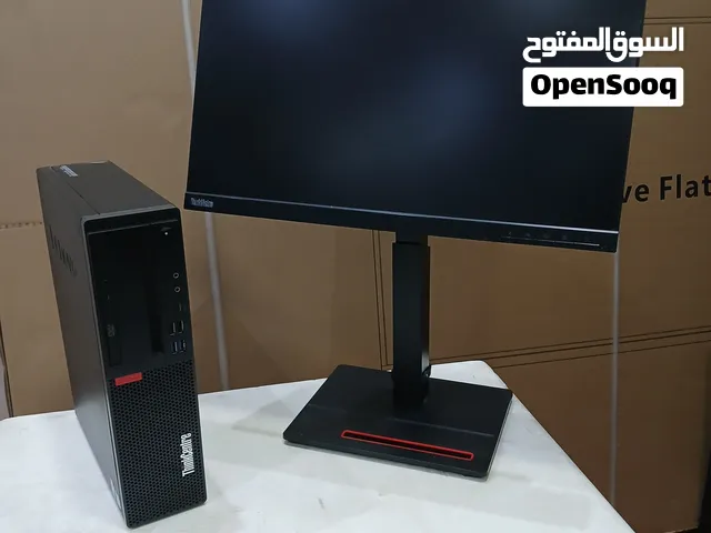 Lenovo ThinkCentre Full Setup - Core i7 8th Gen / 16GB RAM / 512GB NVMe SSD + 21.5 ThinkVision Moni