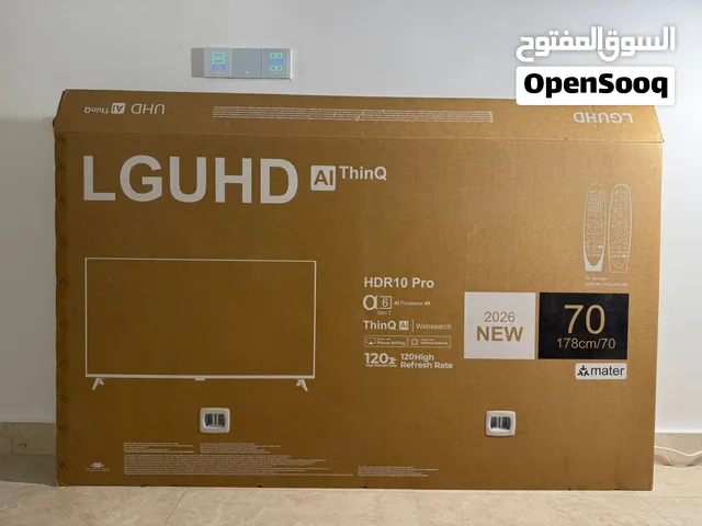 LG UHD AI ThinQ 70” — 70NANO77 شاشة LG 70 بوصة 4K UHD Smart TV
