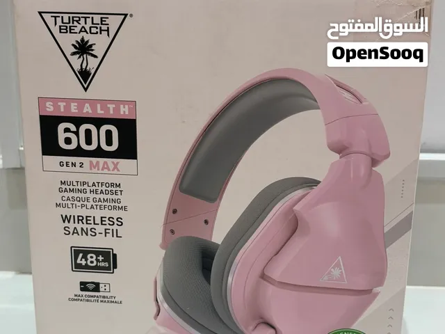 Turtle Beach Stealth 600 Gen 2 MAX wireless gaming headset in pink.