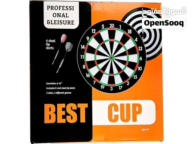 دارت Best Cup جديدة للبيع الماركة : Best Cup - Professional Leisure المقاس 18 إنج وجهين للعب وألع
