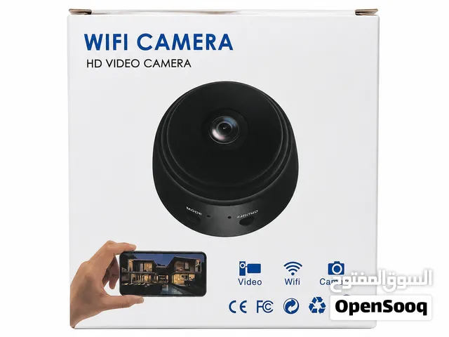كاميرا مراقبة WiFi HD لاسلكية - بث مباشر للهاتف - تسجيل فيديو وصور - للمنزل والمكتب - Generic