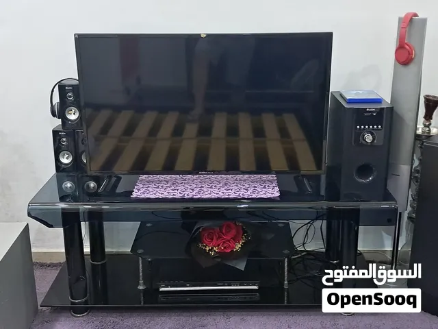طاولة تلفزيون سكاريت أسود