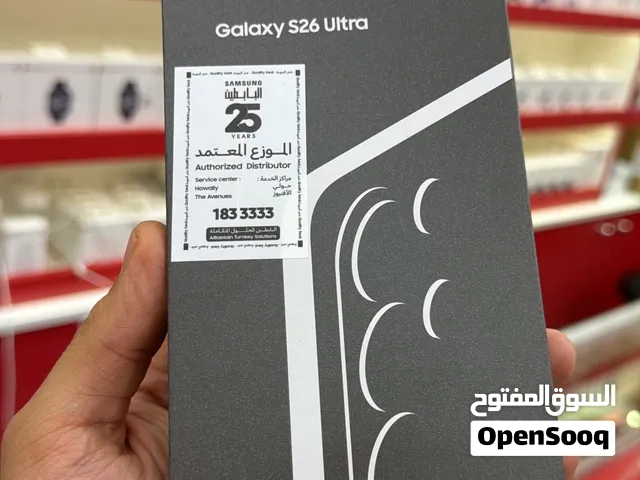 جهاز Samsung Galaxy S26 ultra مساحه وان تيرا بسعر ممتاز
