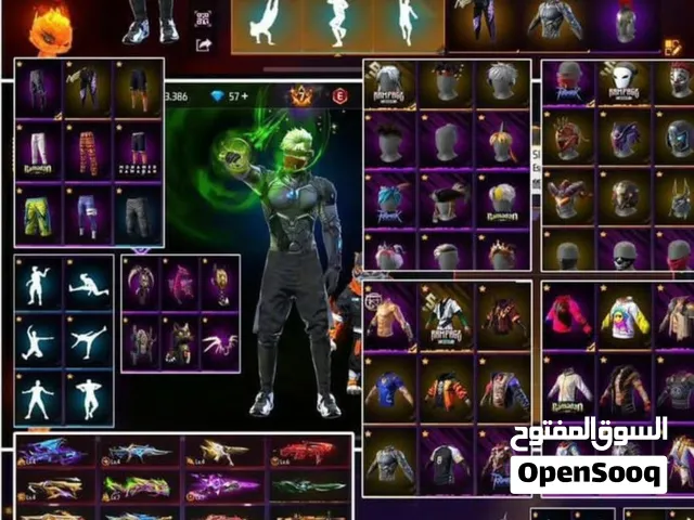 Free Fire Accounts and Characters for Sale in Temara