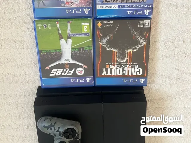 بلاستيشن 4 مع 4 سيديات