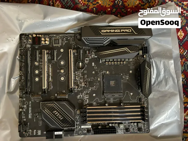 عرطة مذربورد قيمنق احترافية MSI Gaming Pro Carbon AM4 نظافة كرت
