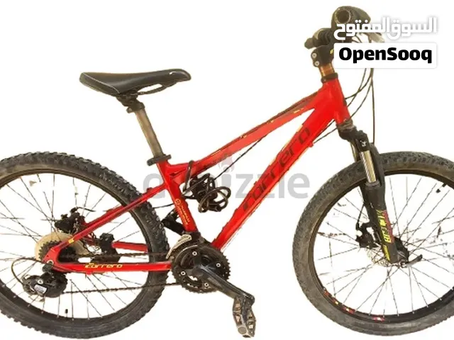 Red mountain bike