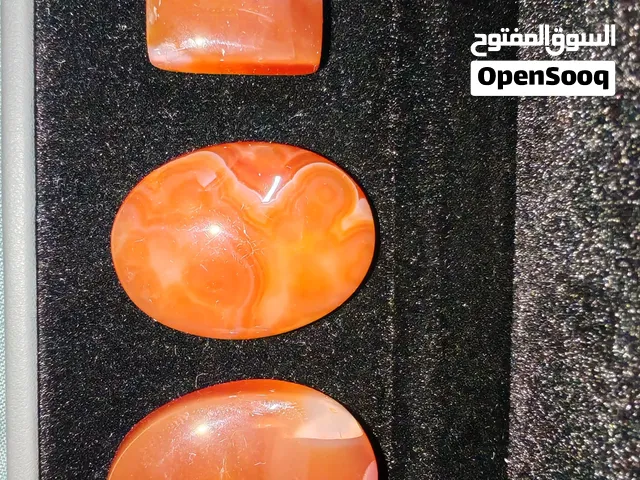 احجار عقیق كبدي يماني طبيعي 100%