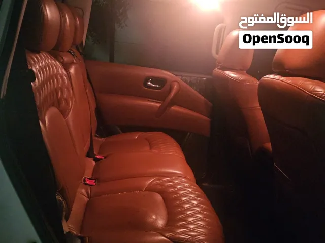 نيسان باترول ياباني موديل 2014 بحالة ممتازة للبيع تحتاج محرك فقط