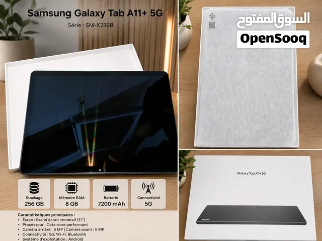 Samsung Galaxy Tab A11+ 5G – 256 Go / 8 Go RAM