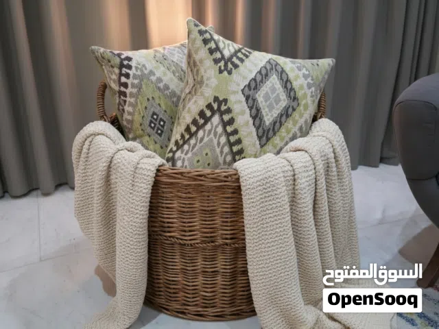 كوشنز بدون بوليستر عدد. 6 دزينات مقاس 50 في 50 قماش ثقيل عالوجهين شروة