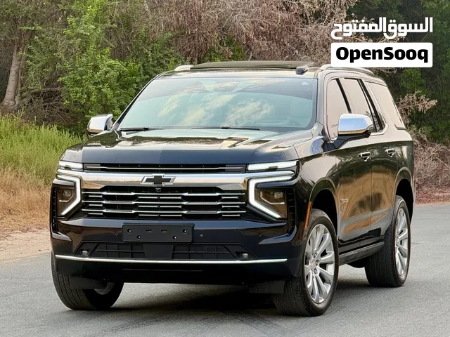 شيفروليه تاهو Premier موديل  2025 ماشي فقط 4000 كم ضمان خمس سنوات حالة وكالة