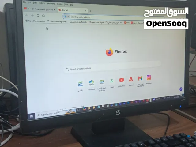 شاشة HP بحجم 19.5بوصة LED وضوح عالي HD+ (1600x900) - نظيفة جداً للبيع.