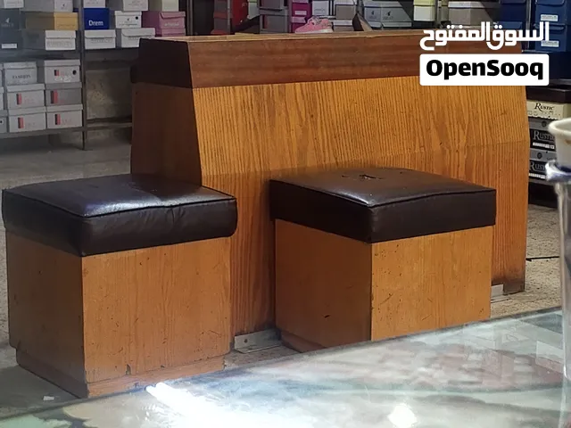 مقاعد عدد 6 مع مسند ظهر خشب زان اصلي