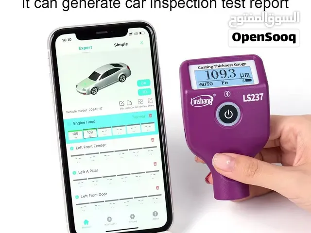 جهاز قياس سمك طلاء السيارات الذكي Linshang LS237