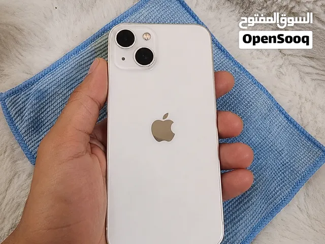 للبيع آيفون 13 سعة 512GB نظيف جداً وكالة  iPhone 13 512GB White - Dual SIM - Original