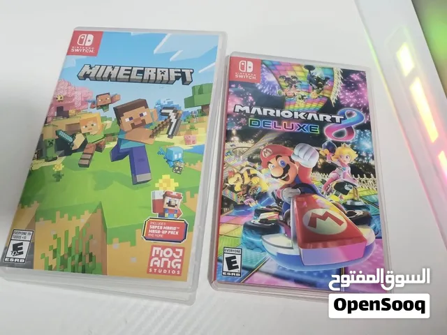 العاب Nintendo Switched سعر الواحدة خمسة دينار