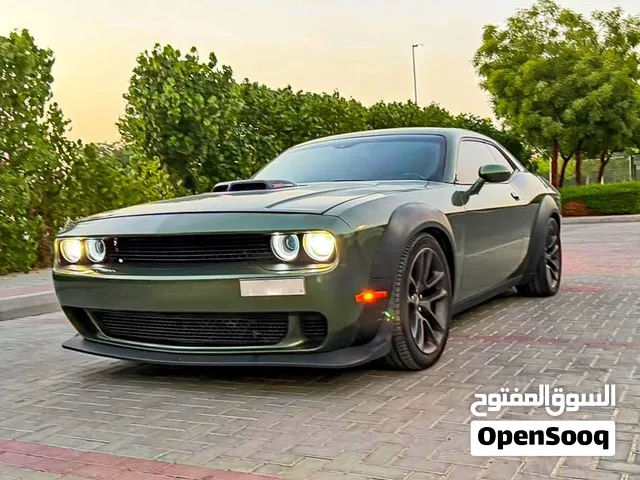 2020 Dodge Challenger Scat Pack Shaker Widebody  6.4L V8  485 HP  46,000 KM  Green