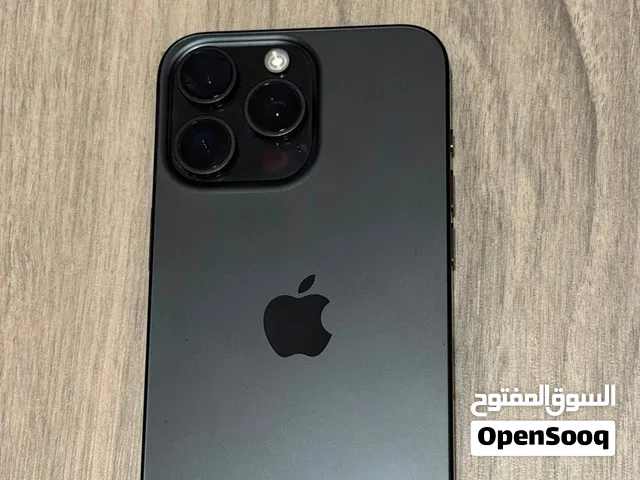 ايفون 15 بروماكس  256 بطارية 85% اسود2700درهم بالكرتون وفاتورة الشراء