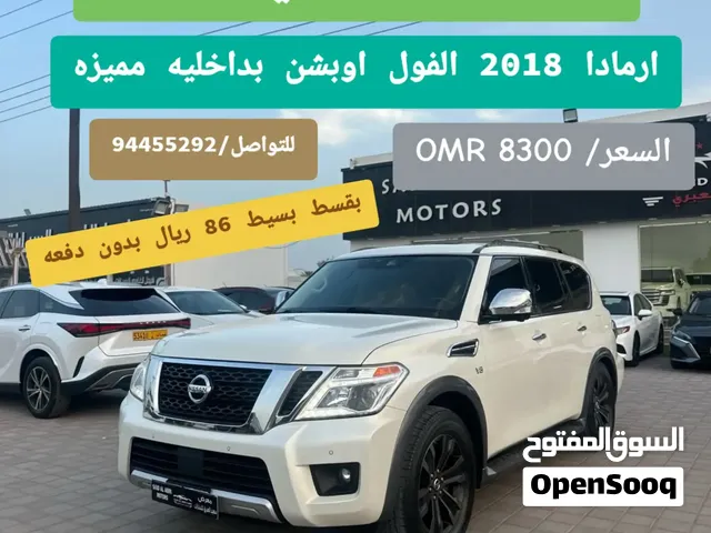 نيسان ارمادا 2018 فورويل بلاتينيوم بدون حوادث