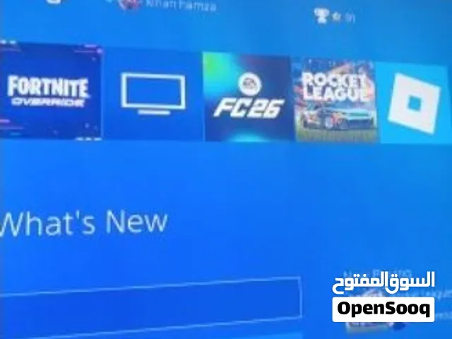 playstation 4 with 2 controler بلى ستيشن 4 مع ايدتين تحكم