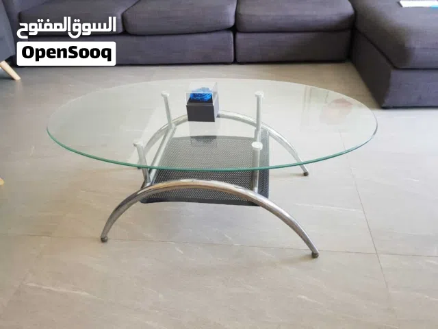 طاولة انتريه زجاجية