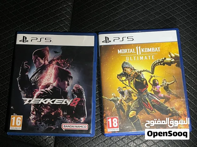سلام عليكم زوز دسكات للبيع mortal kombat 11 & tekken8