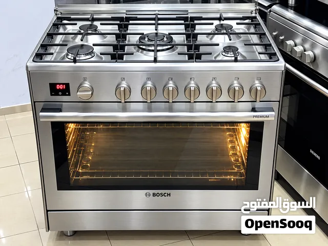 Bosch Serie 6 Freestanding Stainless Steel Gas Cooker / Range (90 x 60 cm)