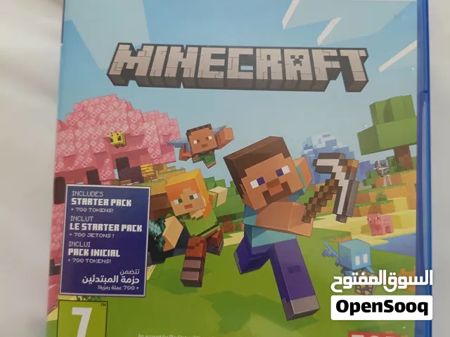 ماينكرافت سوني 4 شبه جديدة + حزمة 700 عملة + أونلاين