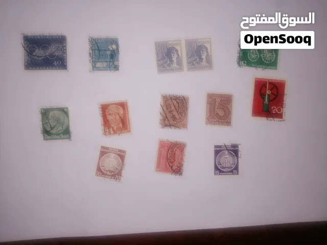 0.5 بنصف دينار فقط نوادر الطوابع الالمانيه ولمدة يومين فقط.