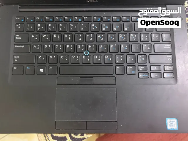 لابتوب Dell بشاشة لمس ومعالج i7 الجيل الثامن للبيع بسعر 25 دينار وفيه بعض مشاكل