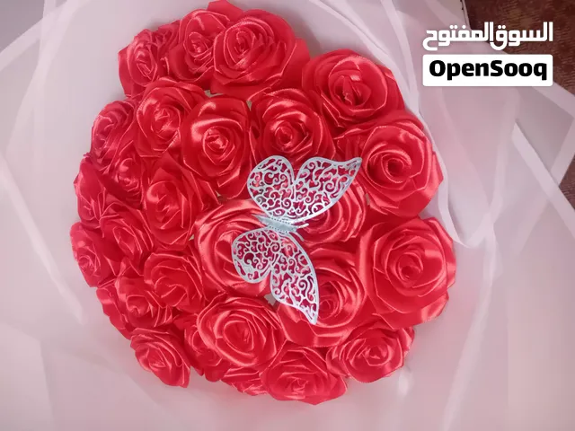 باقات أزهار ساتان
