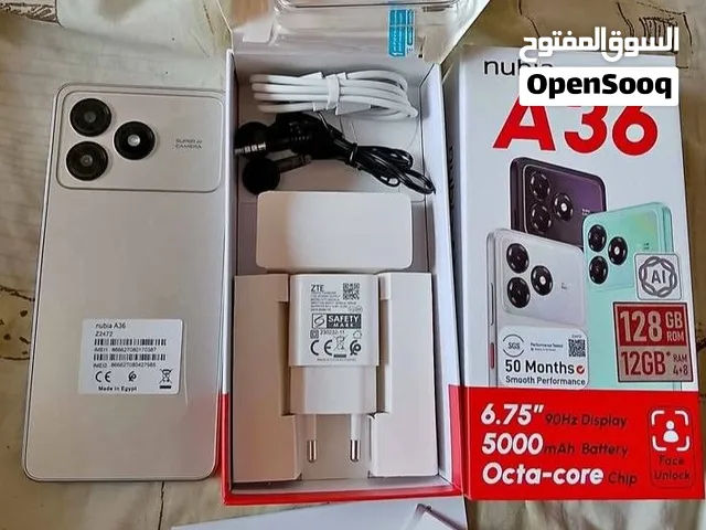 Nubia a36 للبيع رامات 8 ذاكره داخليه 128 حالة الزيرو