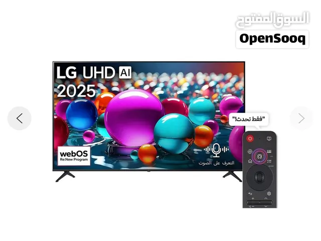 شاشة تلفزيون LG 2025 سمارت استعمال سنة واحدة فقط