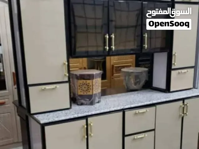 دواليب مطابخ المنيوم حديثه بجميع انواعه وتفصول حسب الطلب بجميع انواعه وحسب التصميم الزبون ونموذجيات