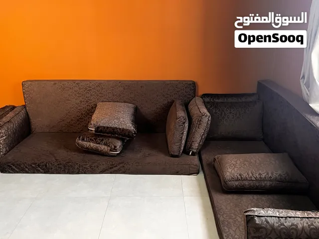 10 BD for Velvety Brown set of two floor cushions and pillows