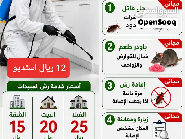 مكافحة الحشرات ودودة الرمة